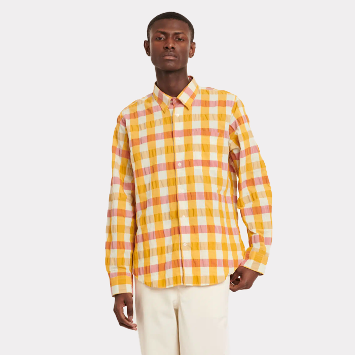 Castart Konga Orange Check Shirt