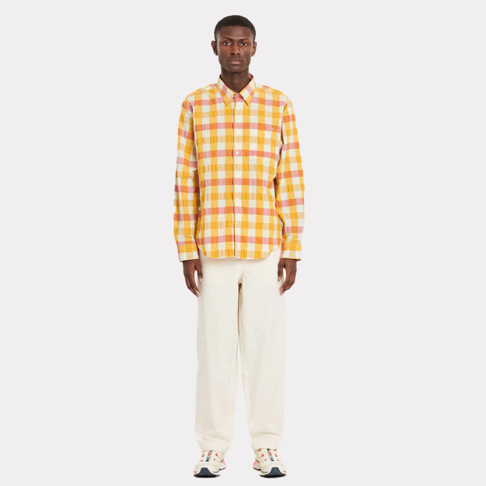 Castart Konga Orange Check Shirt
