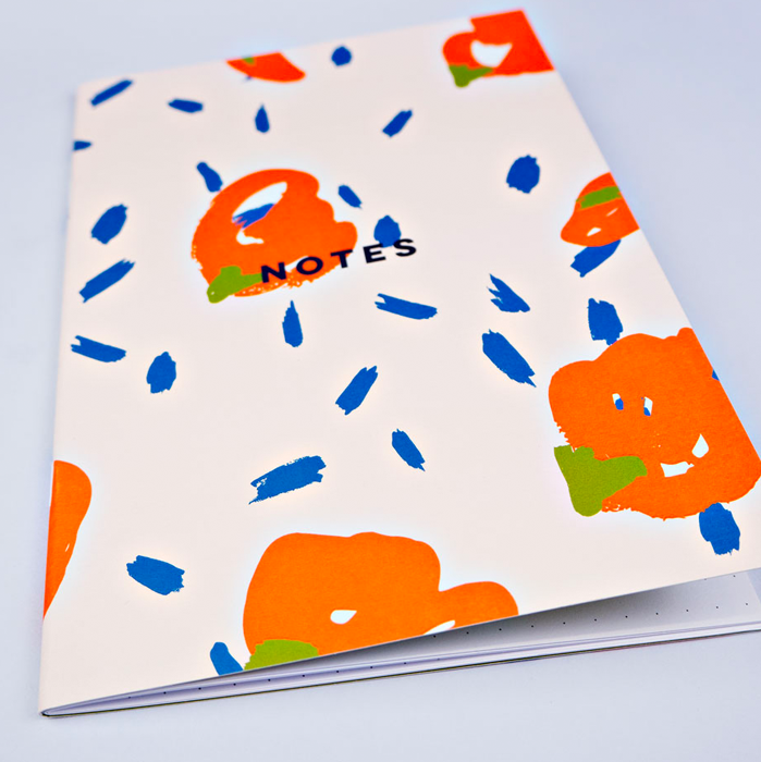 The Completist Spot Flower Notebook