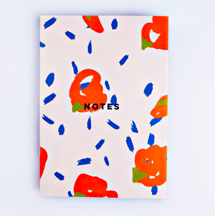 The Completist Spot Flower Notebook
