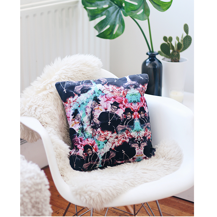 Hip Hop Homes Run DMC Cushion