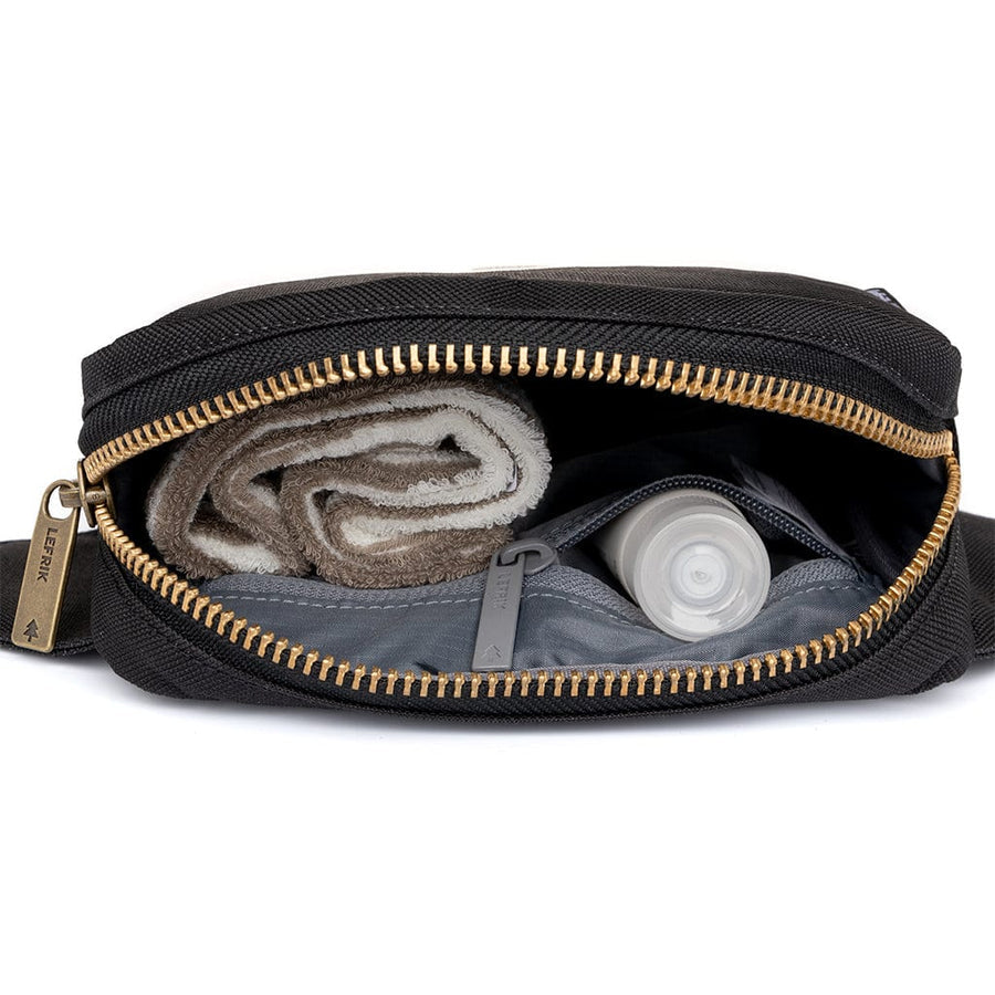 Lefrik Reef Crossbody Black Bag