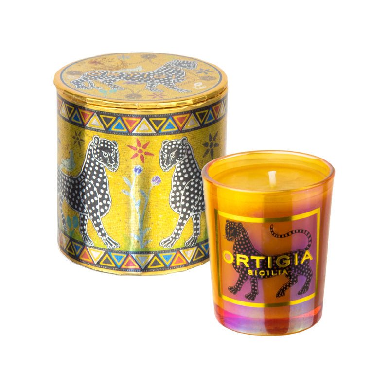 Ortigia Small Gold Macchiamare Candle