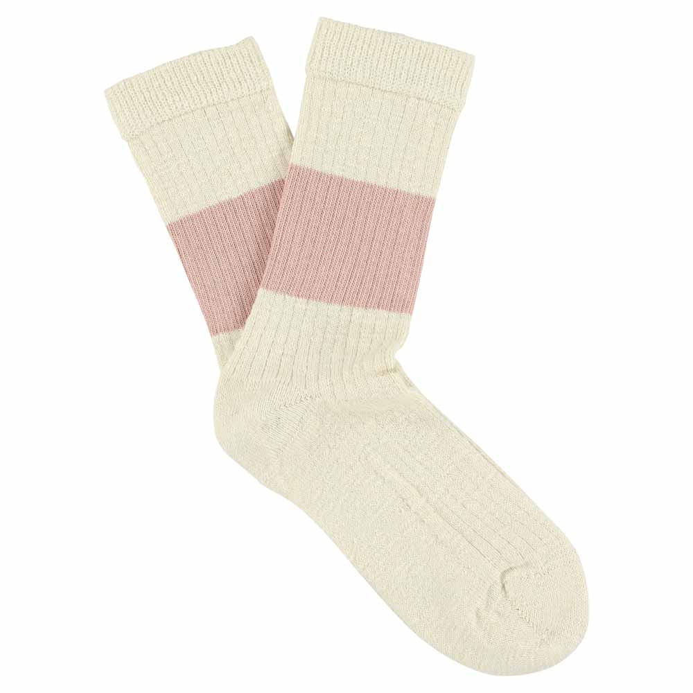 Escuyer Ecru Pink Melange Blend Women’s Socks