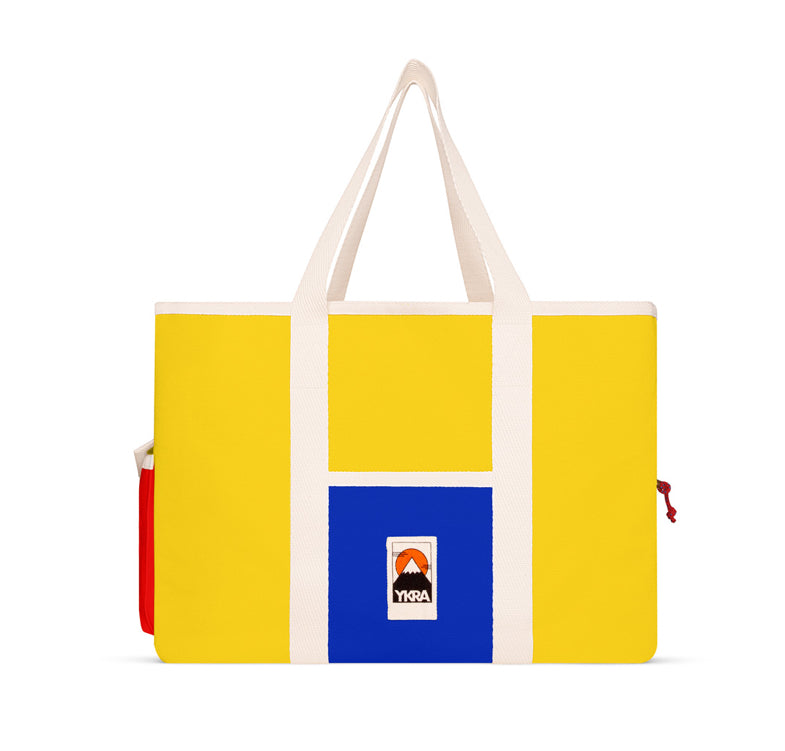 Ykra Red Yellow Blue Beach Bag Holdall