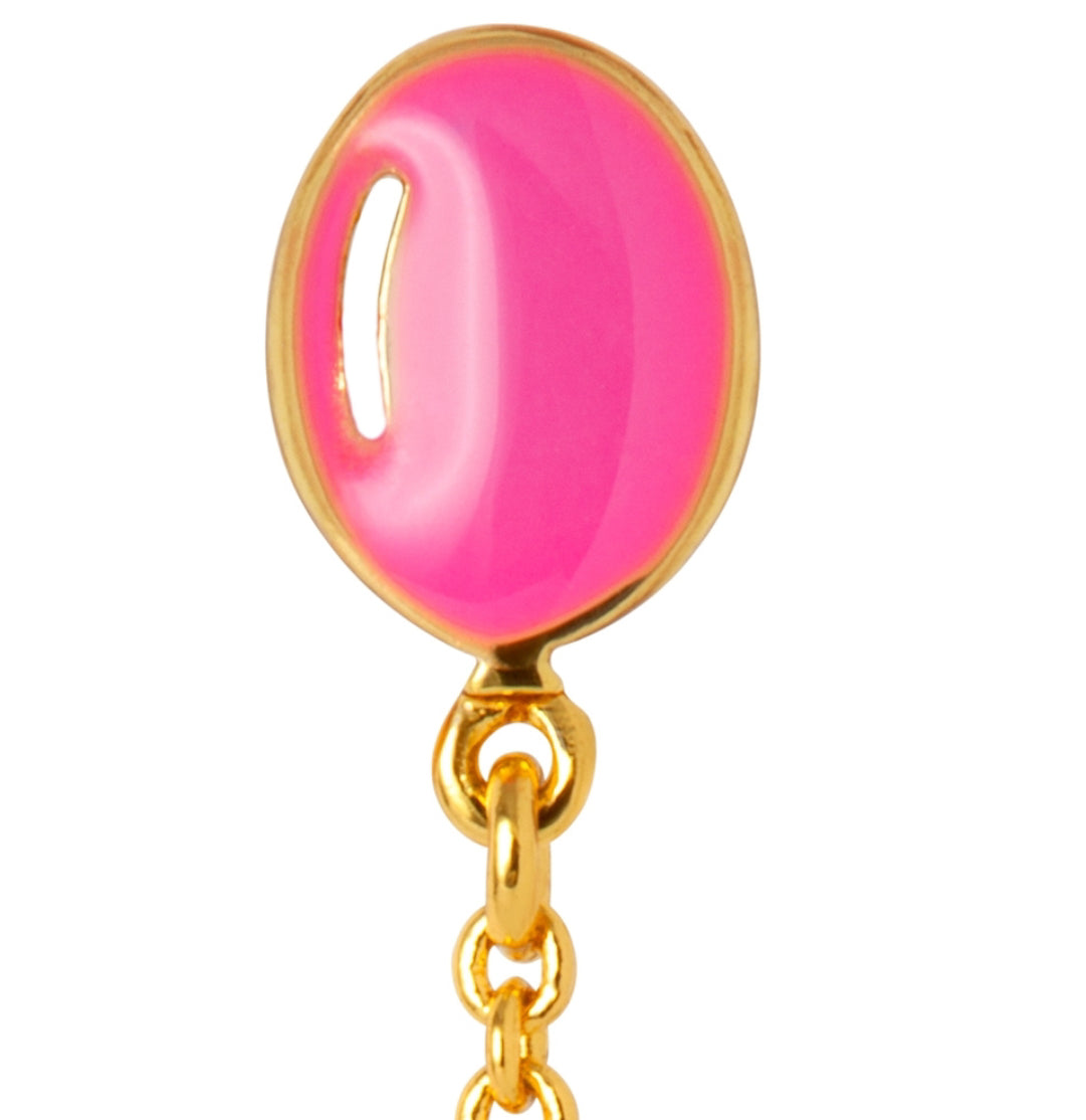 Lulu Copenhagen Pink Balloon Stud Earring