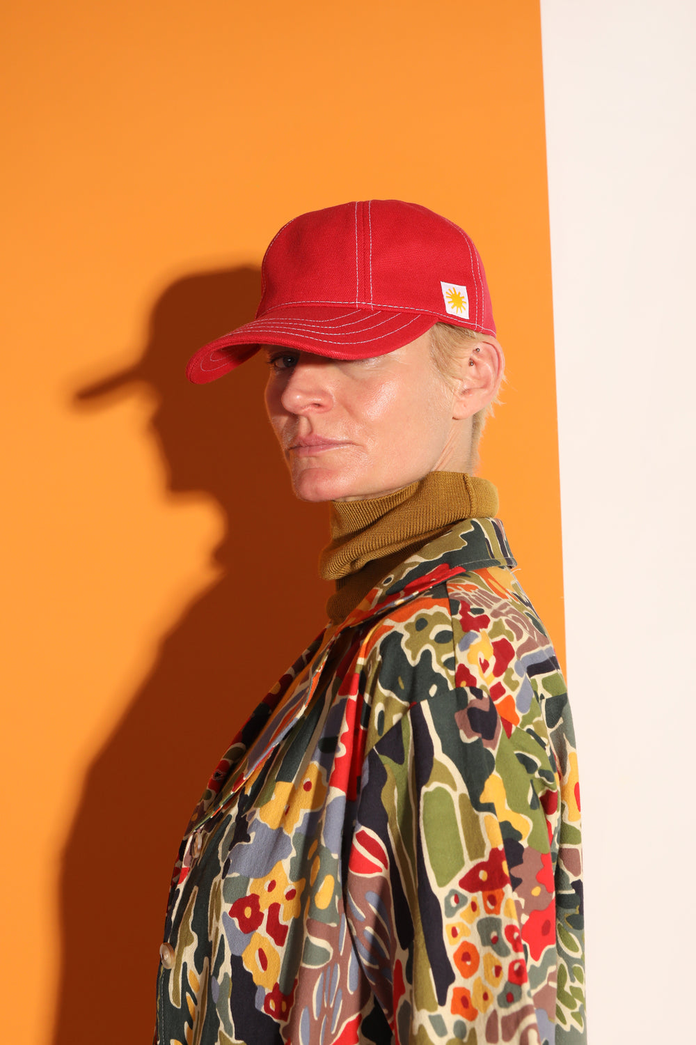 L.F Markey Sun Cap Red