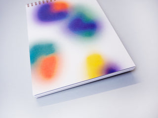 The Completist Gradient Blur Spiral Notebook