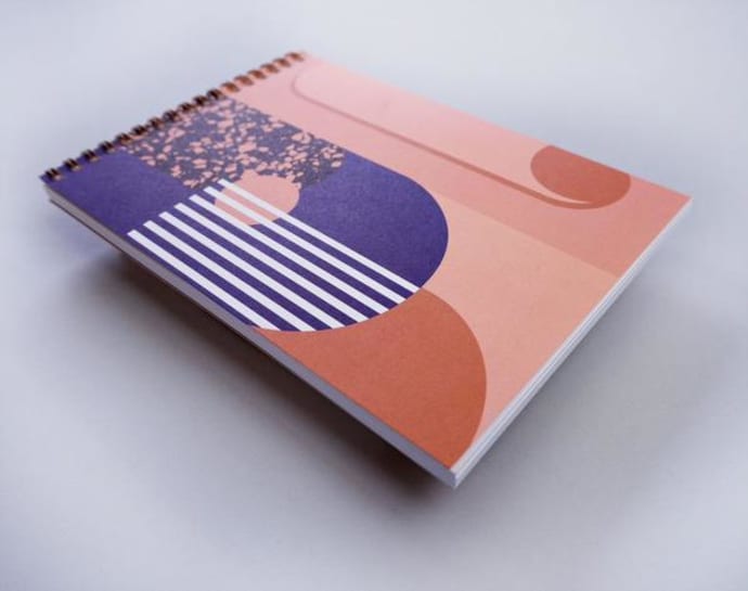 The Completist Vertigo Spiral Wire Bound Notepad