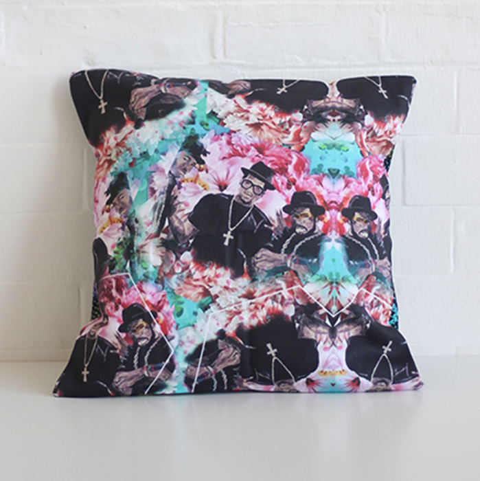 Hip Hop Homes Run DMC Cushion