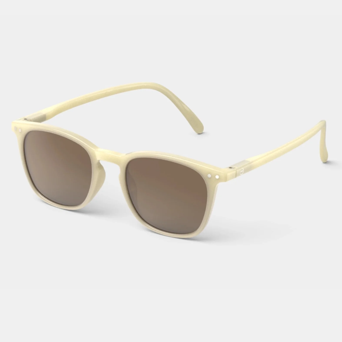 Izipizi #E Glossy Ivory Sunglasses