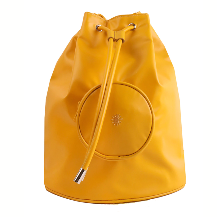 L.F Markey Elio Yellow Bucket Bag
