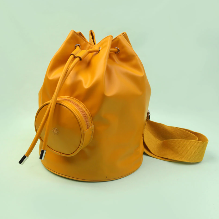 L.F Markey Elio Yellow Bucket Bag