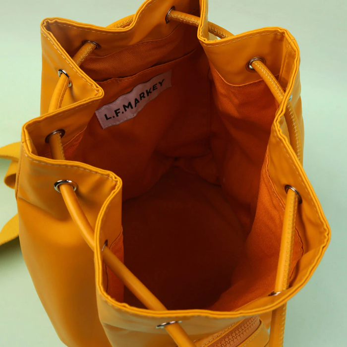 L.F Markey Elio Yellow Bucket Bag
