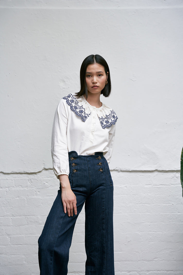 Seventy + Mochi Dylan Ecru Blouse