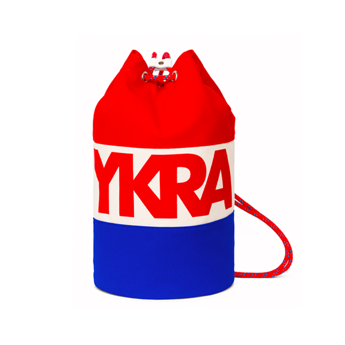Ykra Logo Red Blue Duffle Bag