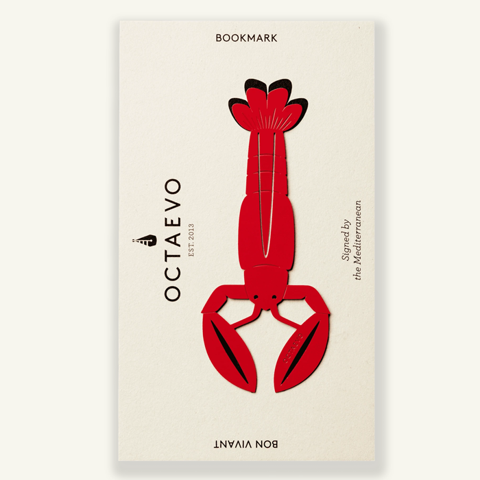 Octaevo Red Lobster Bon Vivant Bookmark