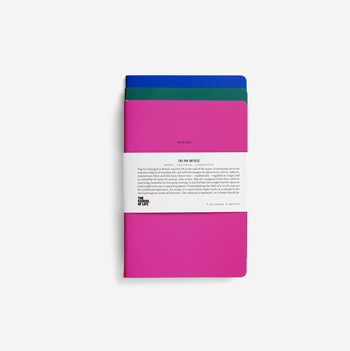 The School of Life The Pop Artists Notebooks