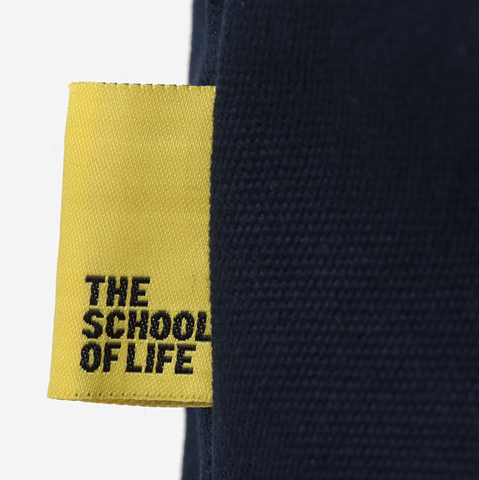 The School of Life Emotional Baggage Navy Tote Bag