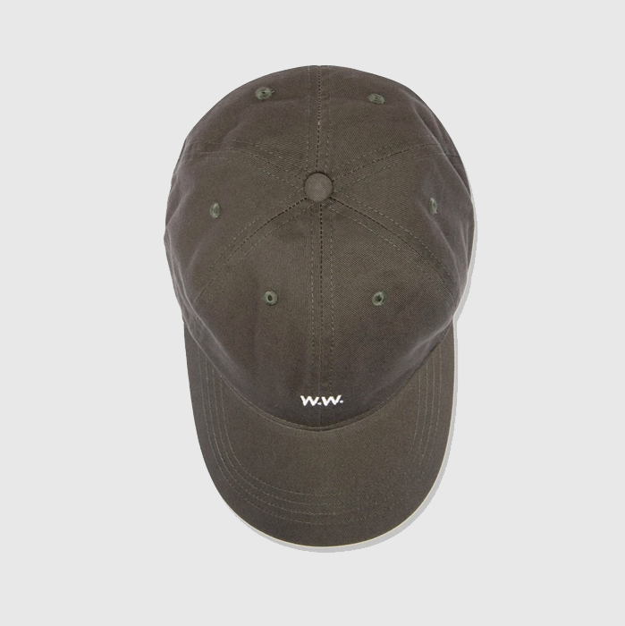 Wood Wood Dusty Green Low Profile Cap