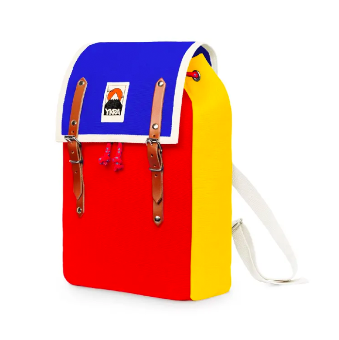 Ykra Matra  Red Yellow Blue Backpack